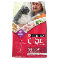 Cat Chow Cat Food, Immune + Joint Health, Senior Essentials 7+, 50.4 Ounce