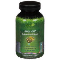 Irwin Naturals Ginkgo Smart, Liquid Soft-Gels, 60 Each