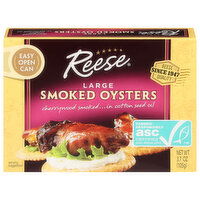 Reese Smoked Oysters, Large, 3.7 Ounce