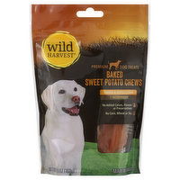 Wild Harvest Dog Treats, Premium, Baked Sweet Potato Chews, 5.6 Ounce