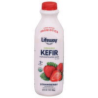 Lifeway Kefir, Organic, Strawberry, 32 Fluid ounce