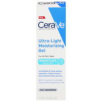 CeraVe Moisturizing Gel, Fast Absorbing, Ultra-Light, Weightless, 1.75 Fluid ounce