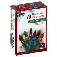 NA Lights, Multicolor, Mini, 70 Each