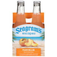 Seagram's Escapes Peach Bellini Malt Beverage, 4 Each