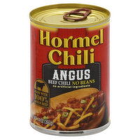 Hormel Chili, Angus Beef, No Beans, 14 Ounce