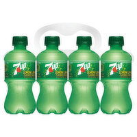 7-UP Soda, Lemon Lime Flavored, 8 Each