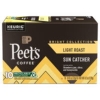 Peet's Coffee Bright Collection Coffee, Light Roast, Sun Catcher, K-Cup Pods, 10 Each