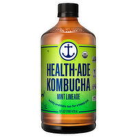 Health-Ade Kombucha, Mint Limeade, 16 Fluid ounce