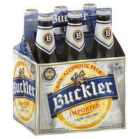 Buckler Malt Beverage, Non-Alcoholic, 6 Each