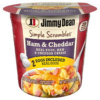 Jimmy Dean Simple Scrambles, Ham & Cheddar, 5.35 Ounce