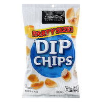 Essential Everyday Corn Chips, Dip Chips, Party Size, 15 Ounce