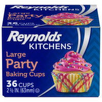 Reynolds Kitchens Baking Cups, Party, Large, 36 Each