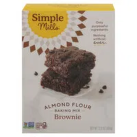 Simple Mills Baking Mix, Brownie, Almond Flour, 12.9 Ounce