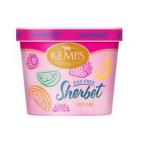 Kemps Fat Free Raspberry Sherbet, 54 Ounce