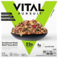 Vital Pursuit Beef Taco Bowl, Southwest Style, 9.5 Ounce