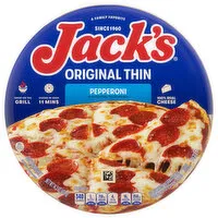 Jack's Pizza, Original Thin, Pepperoni, 14.3 Ounce