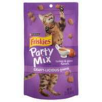 Friskies Cat Treats, Gravylicious Crunch, Party Mix, 2.1 Ounce
