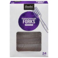 Essential Everyday Forks, Dinnerware, Premium, 24 Each