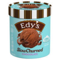 Edy's Slow Churned Ice Cream, Light, Chocolate, 1.5 Quart