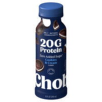 Chobani Complete Complete Low-Fat Cookies & Cream Greek Yogurt Protein Drink, 10 Fluid ounce