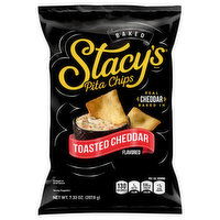 Stacy's Pita Chips, Toasted Cheddar, Baked, 7.33 Ounce