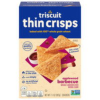 Triscuit Thin Crisps Crackers, Applewood Barbecue, 7.1 Ounce