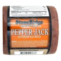 StoneRidge Pepper Jack Summer Sausage, 15 Ounce