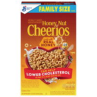 Cheerios Cereal, Honey Nut, Family Size, 18.8 Ounce