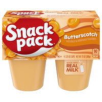 Snack Pack Butterscotch Flavored Pudding, 13 Ounce