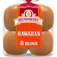 Brownberry Hawaiian Sweet Buns, 8 count, 16 oz, 8 Each