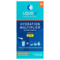 Liquid I.V. Hydration Multiplier Electrolyte Drink Mix, Tropical Punch, 10 Each