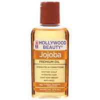 Hollywood Beauty Oil, Premium, Jojoba, 2 Fluid ounce