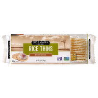 Sesmark Rice Thins, Brown Rice, 3.5 Ounce