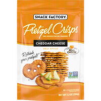 Snack Factory® Cheddar Cheese Pretzel Crisps, 7.2 Ounce