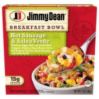 Jimmy Dean Breakfast Bowl, Hot Sausage & Salsa Verde, 7 Ounce