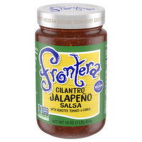 Frontera Salsa, with Roasted Tomato & Garlic, Cilantro Jalapeno, Medium, 16 Ounce