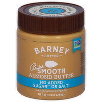 Barney Butter Almond Butter, Bare Smooth, 10 Ounce