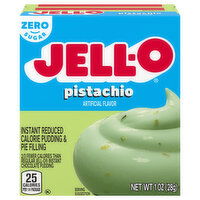 Jell-O Zero Sugar Pistachio Flavor Instant Pudding & Pie Filling, 1 Ounce