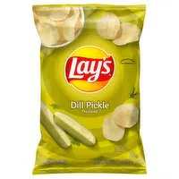 Lay's Potato Chips, Dill Pickle Flavored, 7.75 Ounce