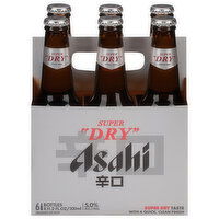 Asahi Beer, Super Dry, 6 Each