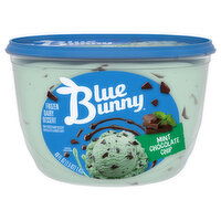 Blue Bunny Frozen Dairy Dessert, Mint Chocolate Chip, 48 Fluid ounce