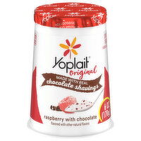 Yoplait Low Fat Original Raspberry with Chocolate Yogurt, 6 Ounce