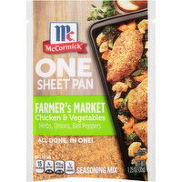 McCormick One Sheet Pan Farmer's Market Chicken & Vegetables Seasoning Mix, 1.25 Ounce