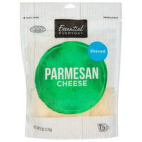 Essential Everyday Cheese, Parmesan, Shaved, 6 Ounce