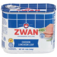 Zwan Luncheon Loaf, Chicken, 12 Ounce