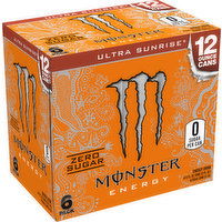 Monster Energy Ultra Monster Energy Ultra Sunrise 6/12 Fl. Oz., 12 Fluid ounce