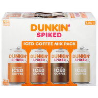 Dunkin' Spiked Iced Coffee, Assorted, Mix Pack, 12 Each