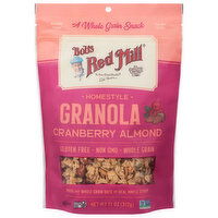 Bob's Red Mill Granola, Homestyle, Cranberry Almond, 11 Ounce