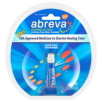 Abreva Cold Sore/Fever Blister Treatment, Cream, 0.07 Ounce