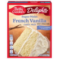 Betty Crocker Delights Super Moist French Vanilla Cake Mix, 13.25 Ounce